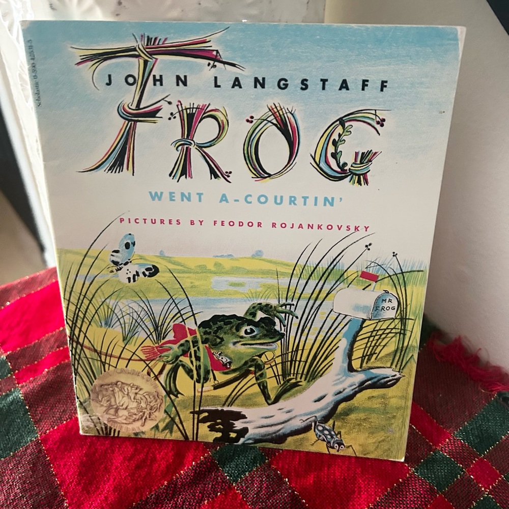 Vintage 1955 Frog Went A-Courtin’ by John Langstaff Children’s Paperback Book